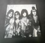 Onderzetter van de band Kiss (Gene Simmons, Paul Stanley), Huis en Inrichting, Ophalen of Verzenden, Nieuw, Glas of Kopje