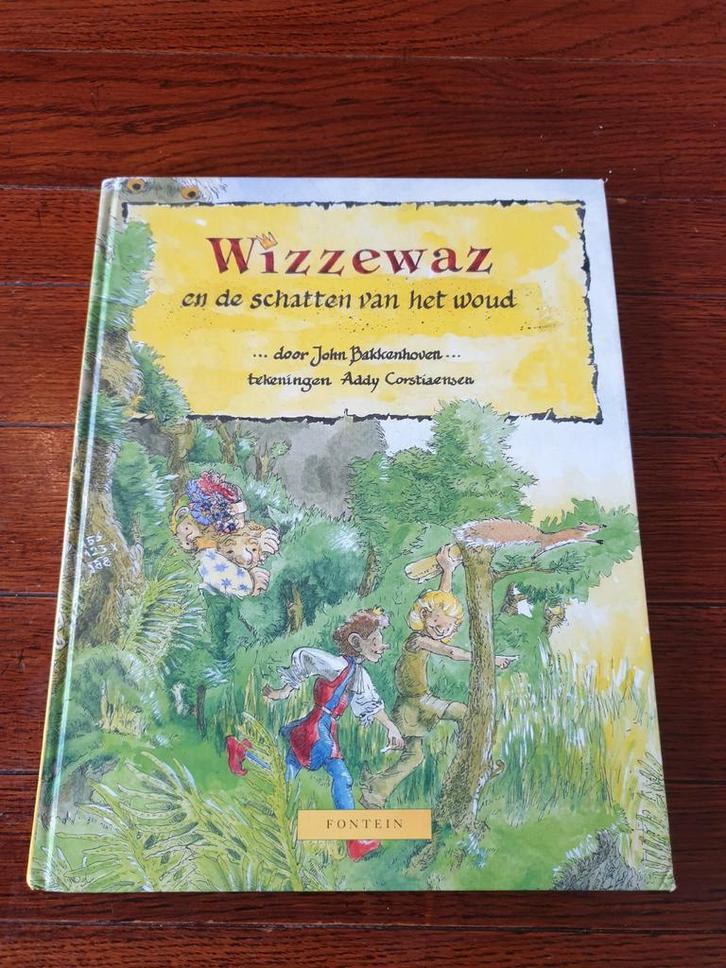 J. Bakkenhoven - Wizzewaz en de schatten van het woud, Boeken, Kinderboeken | Jeugd | onder 10 jaar, Zo goed als nieuw, Fictie algemeen