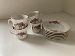 Theeservies Liaoning Porcelain Made in China,  bloemen, Ophalen, Zo goed als nieuw, Overige stijlen, Kop(pen) en/of Schotel(s)