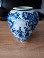 Antiek Delfts blauw aardewerk vaas, Antiek en Kunst, Ophalen