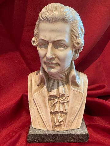 Mozart Borstbeeld - G. Carli (1868-1930) beschikbaar voor biedingen