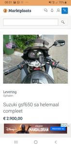 Suzuki GSF650 SA helemaal compleet, Motoren, Ophalen, Gebruikt