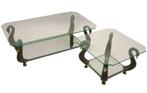 Salontafel/bijzet tafel (Messing, zwanen), 50 tot 100 cm, Minder dan 50 cm, 100 tot 150 cm, Rechthoekig