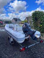Rubberboot Rib 40pk + trailer, Watersport en Boten, Ophalen, Yamaha, Benzine, Minder dan 70 pk