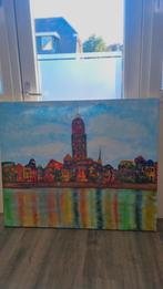Mega grote skyline van Deventer, Antiek en Kunst, Ophalen of Verzenden