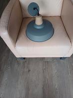 Te koop metalen hanglamp, Ophalen of Verzenden, Zo goed als nieuw, Eenpersoons, Minder dan 150 cm