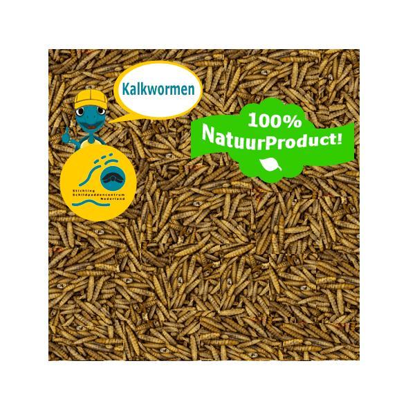 Gedroogde Kalkwormen voor Waterschildpadden (Natuurproduct), Dieren en Toebehoren, Reptielen en Amfibieën | Toebehoren, Nieuw