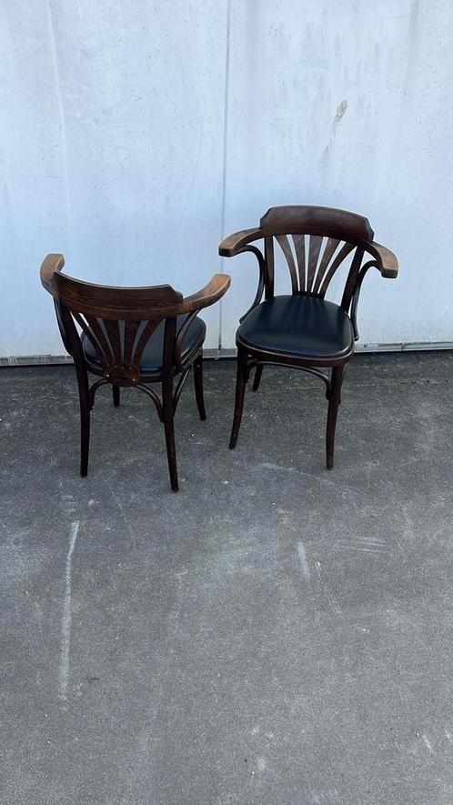 6 stuks Luxe Houten Thonet horeca café stoelen, Huis en Inrichting, Stoelen, Gebruikt, Vijf, Zes of meer stoelen, Hout, Bruin