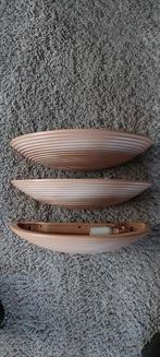 3 prachtige franse vintage terracotta wandlampen, Ophalen of Verzenden, Zo goed als nieuw