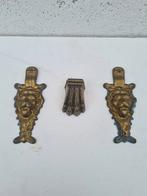 Messing Leeuw decoratie, ornamenten, 1x klauw, 2x leeuwenkop, Ophalen of Verzenden