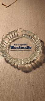 Cristallen Westmalle reclame asbak, Ophalen of Verzenden, Zo goed als nieuw