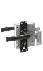 Starx poortslot met beslag, Ophalen of Verzenden, Nieuw, Rvs, Klink of Kruk