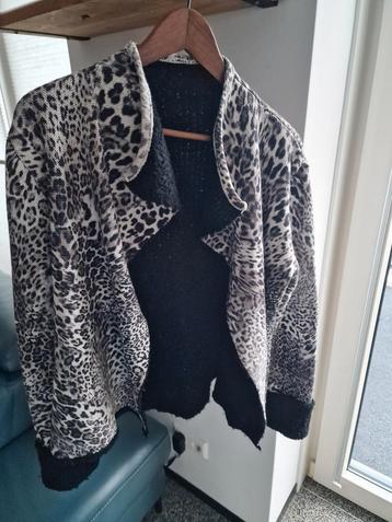 Vest zgan mt L 42 met wol leuke print merk Jane Luska beschikbaar voor biedingen
