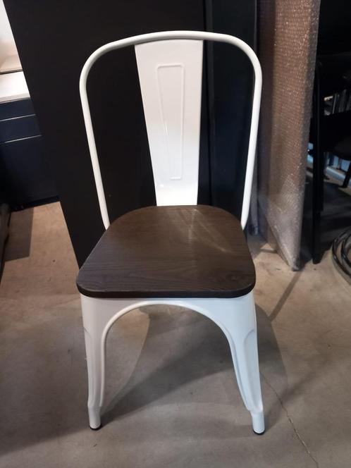 Vintage Bistro  stoelen, Huis en Inrichting, Stoelen, Zo goed als nieuw, Twee, Metaal, Ophalen