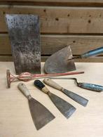 Metseltroffel, pleisterspaan, voegspijker plamuur mes, Doe-het-zelf en Verbouw, Ophalen of Verzenden, Gebruikt