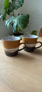 HK Living Cappuccino Mokken - Zo Goed Als Nieuw, Huis en Inrichting, Keuken | Servies, Ophalen of Verzenden, Zo goed als nieuw