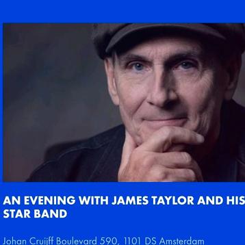 4 tickets voor James Taylor en his all star band 21 juli beschikbaar voor biedingen