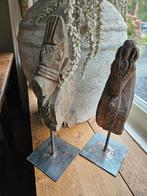 Houten Marawi paard op standaard  - ornament, Antiek en Kunst, Ophalen of Verzenden