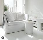 Ikea Backsälen 1.5 zits fauteuil met blekinge witte hoes, Ophalen, Gebruikt