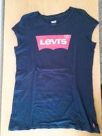 Shirt Levi's mt 164 blauw rose, Kinderen en Baby's, Kinderkleding | Maat 164, Meisje, Gebruikt, Ophalen of Verzenden, Shirt of Longsleeve