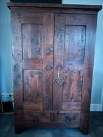 Teakhouten computerkast, Ophalen