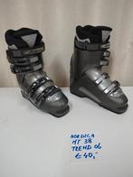 Nordica skischoenen Womans grijs metallic maat 38, 140 tot 160 cm, Gebruikt, Schoenen, Ophalen of Verzenden