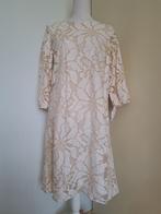 Camel/beige bloem kant jurk Comma, Kleding | Dames, Jurken, Beige, Nieuw, Knielengte, Maat 36 (S)