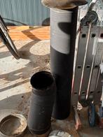 Kachelpijpen & Rookkanalen - 18/23cm + Verloop, Gebruikt, Minder dan 30 cm, Kachel, Minder dan 60 cm