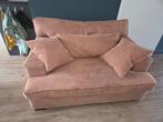 2 persoons bank loveseat leer, Ophalen, Gebruikt, Vierpersoons of meer, Leer