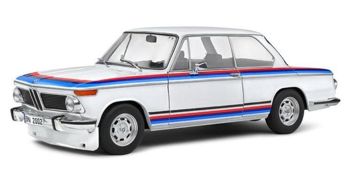 BMW 2002 TII Turbo Evocation '71, wit, Hobby en Vrije tijd, Modelauto's | 1:18, Nieuw, Auto, Solido, Ophalen of Verzenden