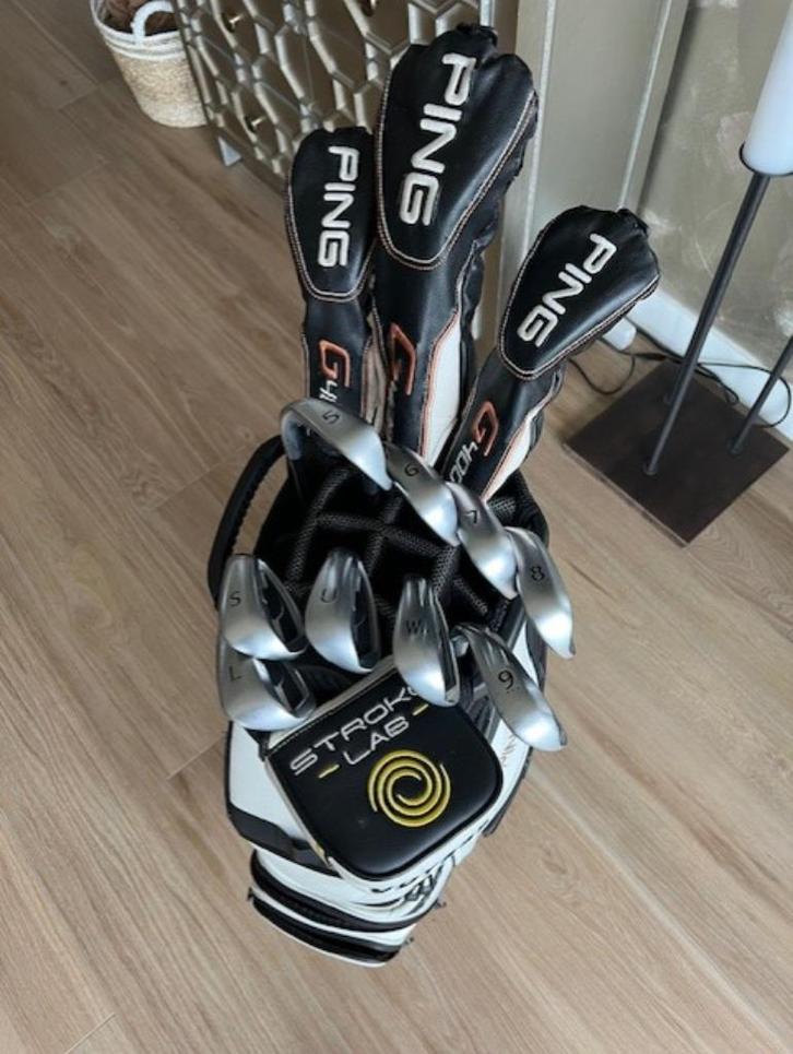 Ping G400 golfset incl Ping Pioneer golftas, Sport en Fitness, Golf, Gebruikt, Tas, Ping, Ophalen of Verzenden
