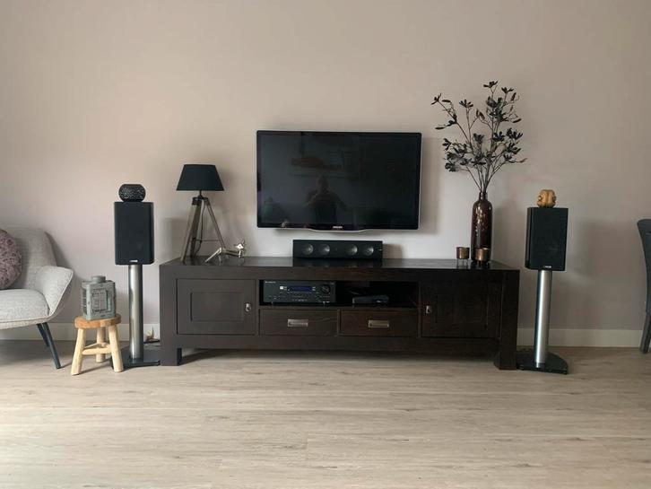 TV Dressoir, Huis en Inrichting, Kasten | Televisiemeubels, Gebruikt, Minder dan 100 cm, 200 cm of meer, 25 tot 50 cm, Eikenhout
