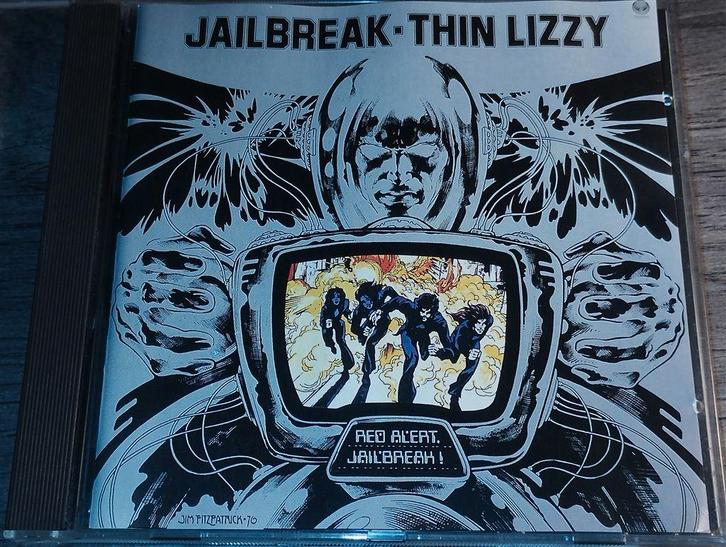 Thin Lizzy ‎- Jailbreak [West Germany Pdo 1987], Cd's en Dvd's, Cd's | Hardrock en Metal, Zo goed als nieuw, Ophalen of Verzenden