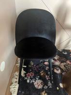 Woood amy stoelen  zwart fluweel, Ophalen, Twee, Zwart, Zo goed als nieuw