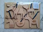Folkloristische houten kerst hangers, Verzenden, Nieuw