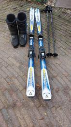 Ski set : garving ski's + stokken + schoenen, Ophalen of Verzenden, 160 tot 180 cm, Ski's, Fischer