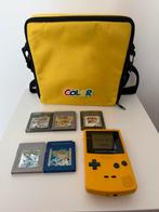 Gameboy Color Geel Pokémon Blue & Silver, Spelcomputers en Games, Spelcomputers | Nintendo Game Boy, Verzenden, Zo goed als nieuw