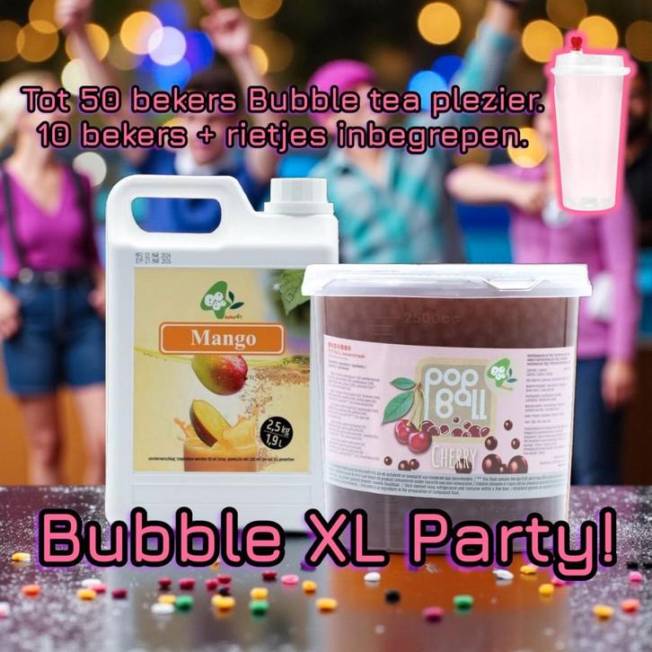 Bubble Tea XL | DIY | verschillende smaken +/- 50 bubble tea, Diversen, Kerst, Nieuw, Ophalen of Verzenden