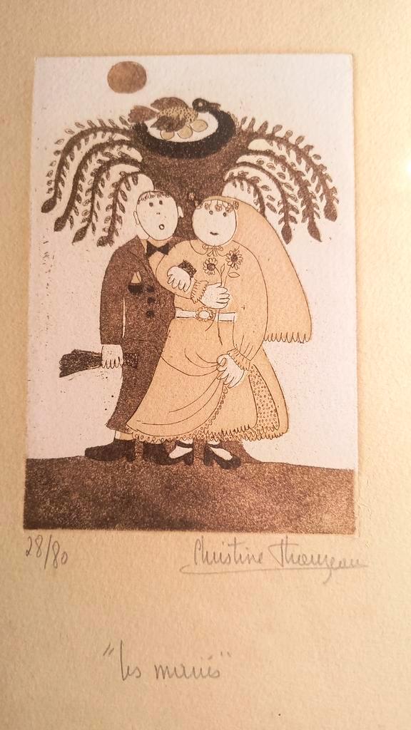 Les Maries  ets van Christine Stengelin, Antiek en Kunst, Kunst | Litho's en Zeefdrukken, Ophalen of Verzenden
