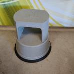 Opstapkruk Olifantpoot Grijs, Huis en Inrichting, Krukjes, Ophalen, Gebruikt, Kunststof