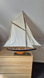 Houten model zeilboot. 95x93 cm, Hobby en Vrije tijd, Modelbouw | Boten en Schepen, Ophalen, Gebruikt
