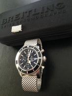 BREITLING SUPEROCEAN HERITAGE 46 CHRONO MESHBAND A13320 IZGS, Breitling, Staal, Gebruikt, Staal