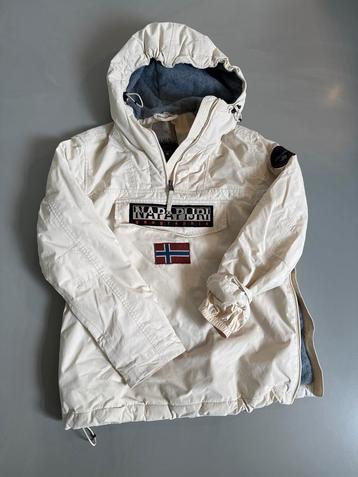 Napapijri Crème Jas Maat S - Goede Ritsen! beschikbaar voor biedingen