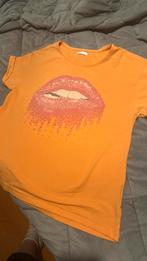 Shirt kiss s/m, Nieuw, Oranje, Ophalen of Verzenden, Korte mouw