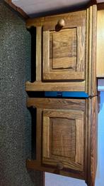 Eiken houten kastjes, Ophalen, Gebruikt, Hout
