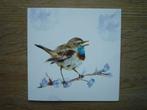 Kunstkaart blauwborst vogel Michelle Dujardin, Ophalen of Verzenden, Voor 1920, Vogel