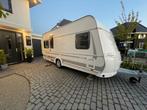 Fendt Tendenza 465 SFB, Airco, voortent, fietsenrek, etc, Caravans en Kamperen, Caravans, Omvormbare zithoek, Particulier, Ringverwarming
