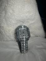 Iced out cartier watch, Ophalen, Zo goed als nieuw, Zilver, Overige merken