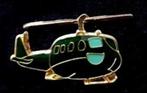Helicopter pin- donkergroen, Verzenden, Nieuw, Transport, Speldje of Pin
