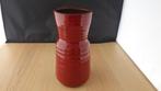 mooie rode glanzende vaas, Gebruikt, Aardewerk of Porselein, Ophalen of Verzenden, Minder dan 50 cm